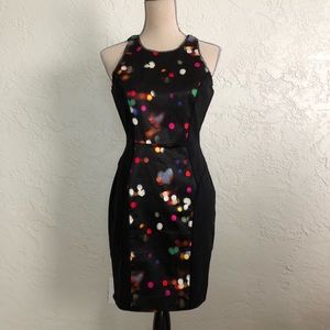 ** Milly City Lights Paneled Sheath Dress 4